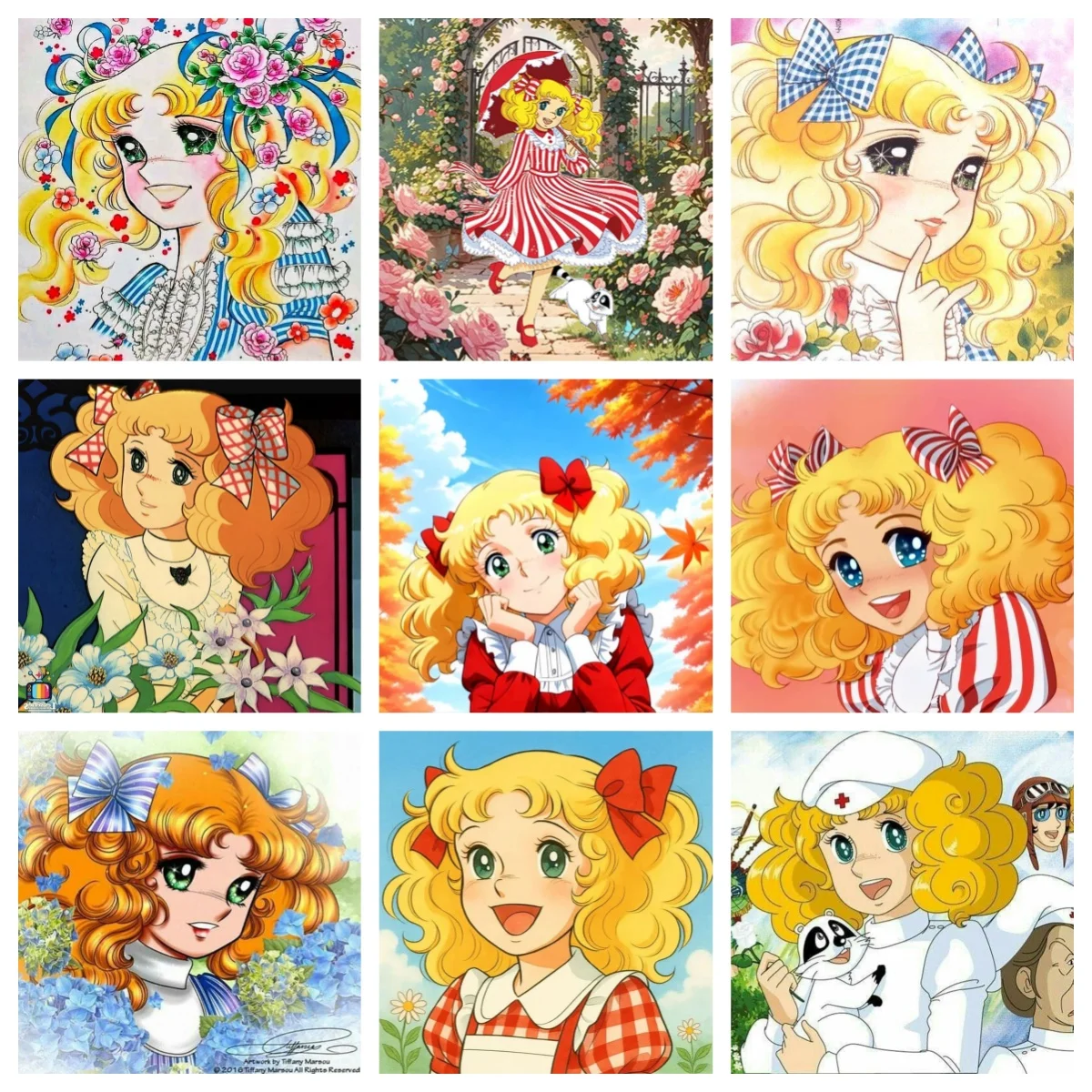 New Candy Candy Girl 5D Diamond Painting Customization Couple comics Love Manga DIY Diamond Embroidery Home Wall Decor Gift