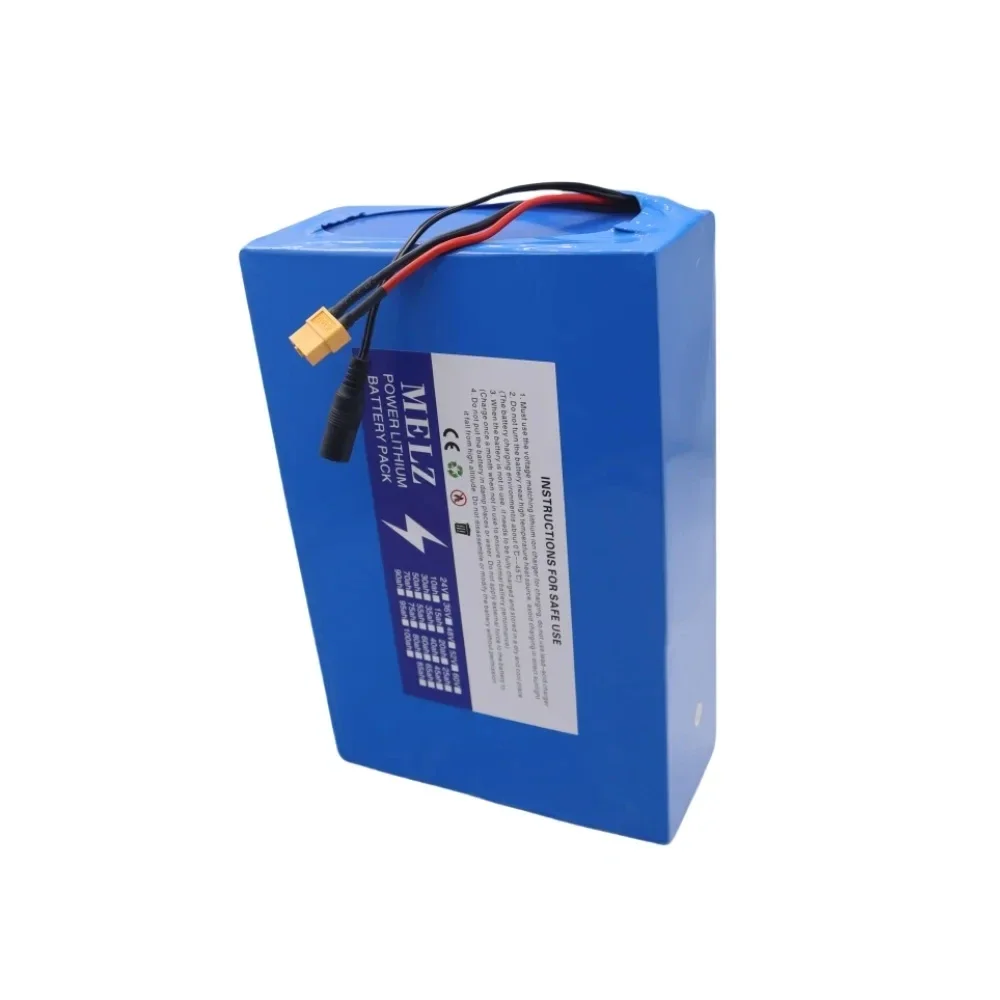 48V 30Ah 30000mAh 18650 lithium battery pack 13S8P large capacity suitable for 48V 250-1500W built-in BMS+54.6V2A charger