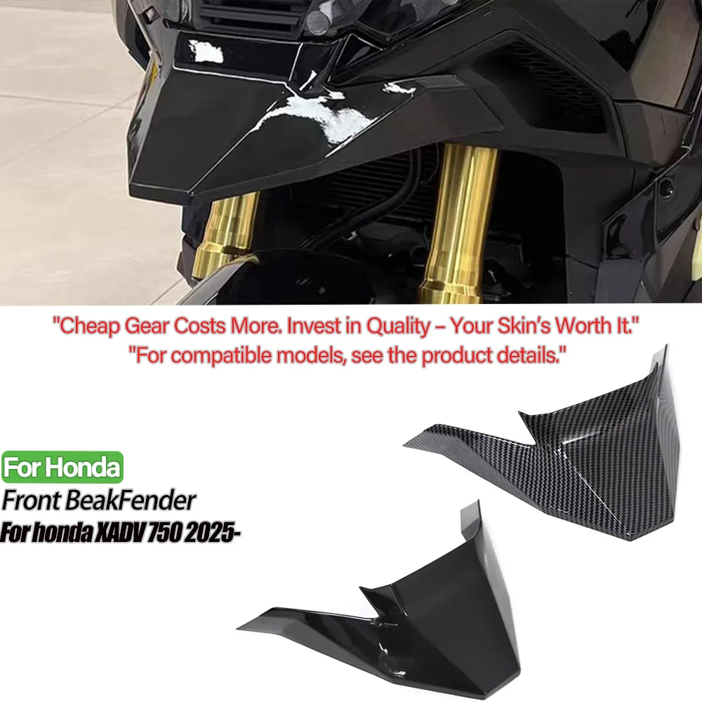 

For X-ADV750 XADV750 X-ADV 750 2025 2026 Motorcycle Front Nose Fairing Beak Extender Cowl Protector Fender Cover