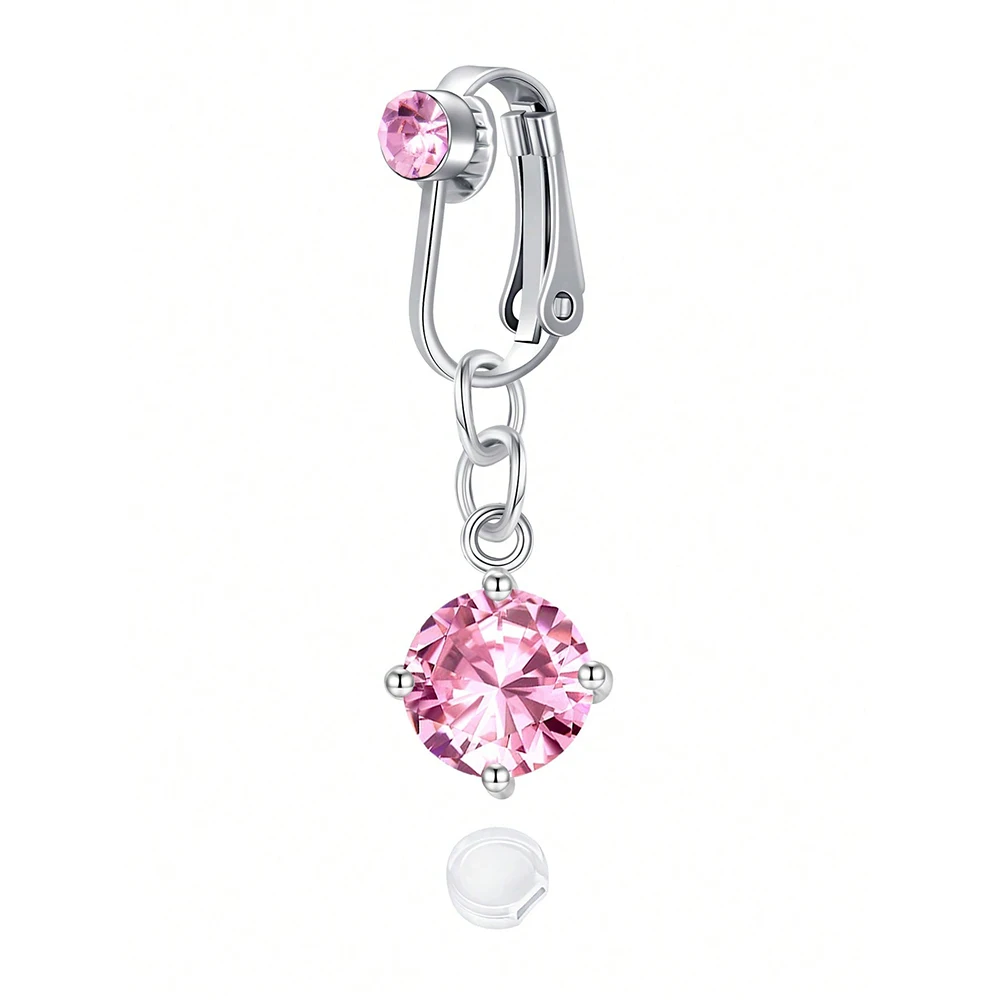 Fake Belly Button Ring Clip-On for Women