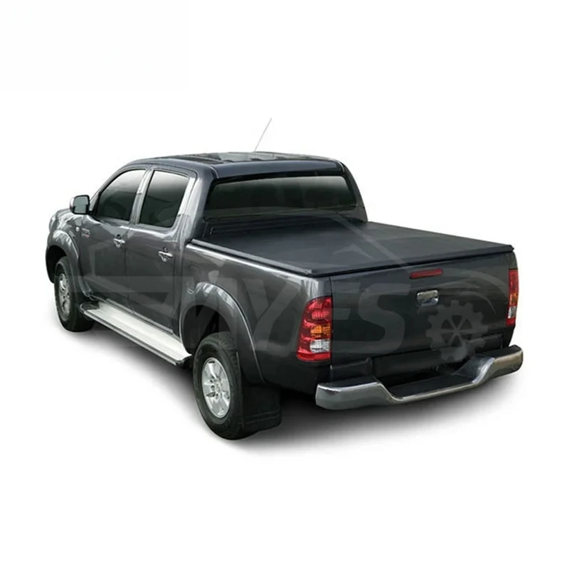 Pickup Accessories Custom Canopy Soft Vinyl Roll Up Truck Bed Tonneau Cover For Dodge Ram 1500