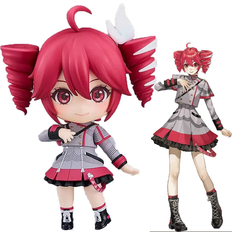 

10 см Kasane Teto Фигурки Аниме Q Версия ПВХ Кукла Модель Игрушка Косплей Фигурка Стенд Модель Настольный Дисплей Декор Стоящий Подарок