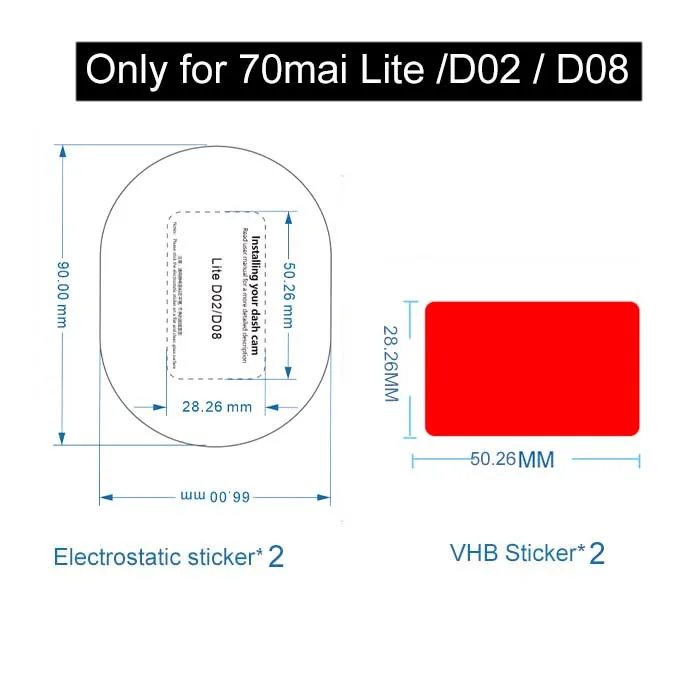 for 70mai Dash Cam Mount For 70mai Dash Cam Pro D02 Lite D08 for 70mai Pro D02 Lite D08 CPL Filter