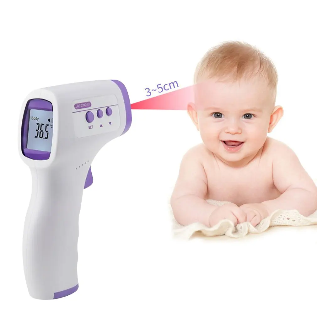 Digital Infrared Forehead Thermometer Fever Contactless Clinical Electronic Medical Baby Non Contact Temperature Meter Adult