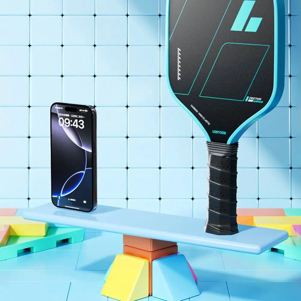 

Весла для пиклбола из углеродного волокна Легкие ракетки для пиклбола с матовой поверхностью Удобная нескользящая ручка Весло для пиклбола