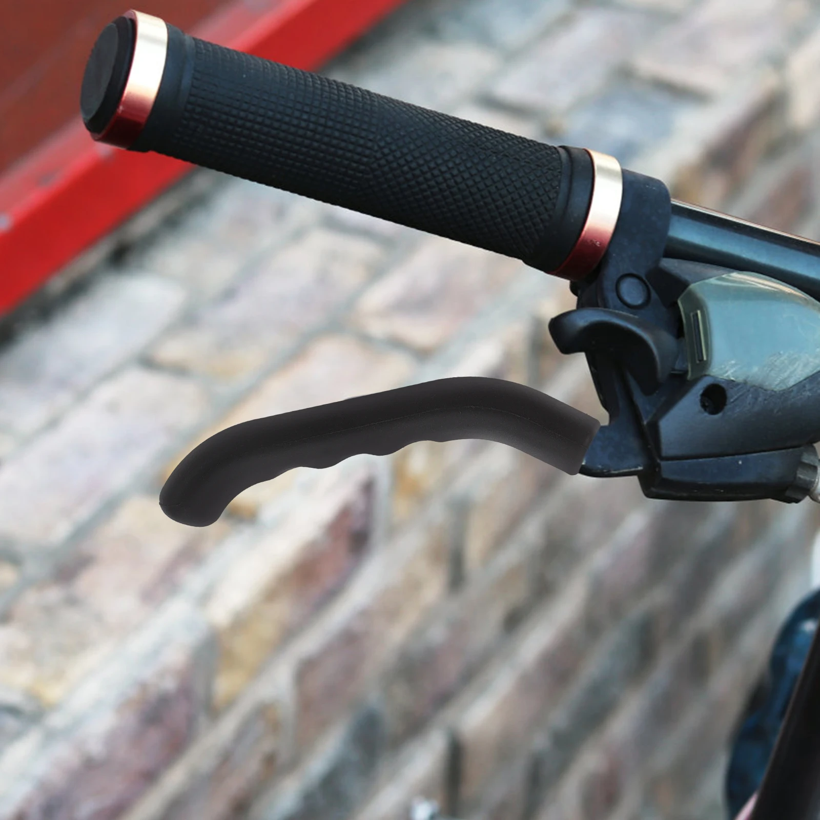 

2pcs Silicone Lever Sleeves Bike Brake Grip Protectors Durable Replacement For Brake Handle Cover Accessories Cycle Supply