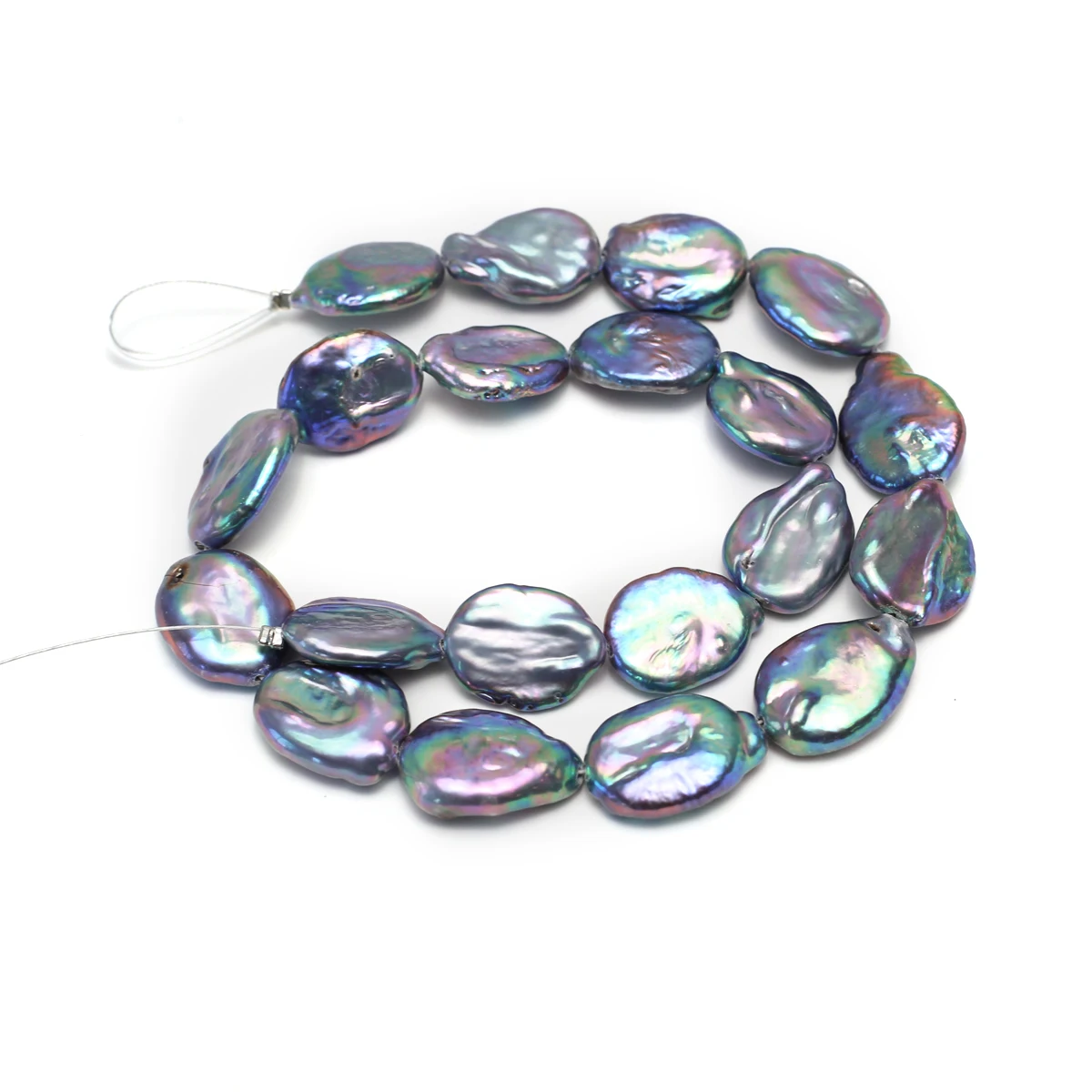 

14x18mm Black Baroque Natural Freshwater Pearl Semi-Finished Beads for Jewelry Making Supplies DIY Necklace Bracelet Accessories