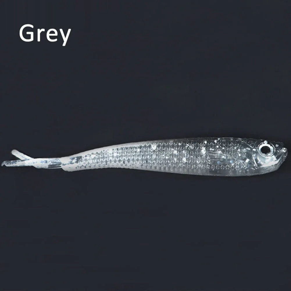 

Soft Lifelike Hook Gray Soft Bait Cm Fishing Bait Gray Hook Shad Tail Silicone Soft Bait More Like A Live Fish