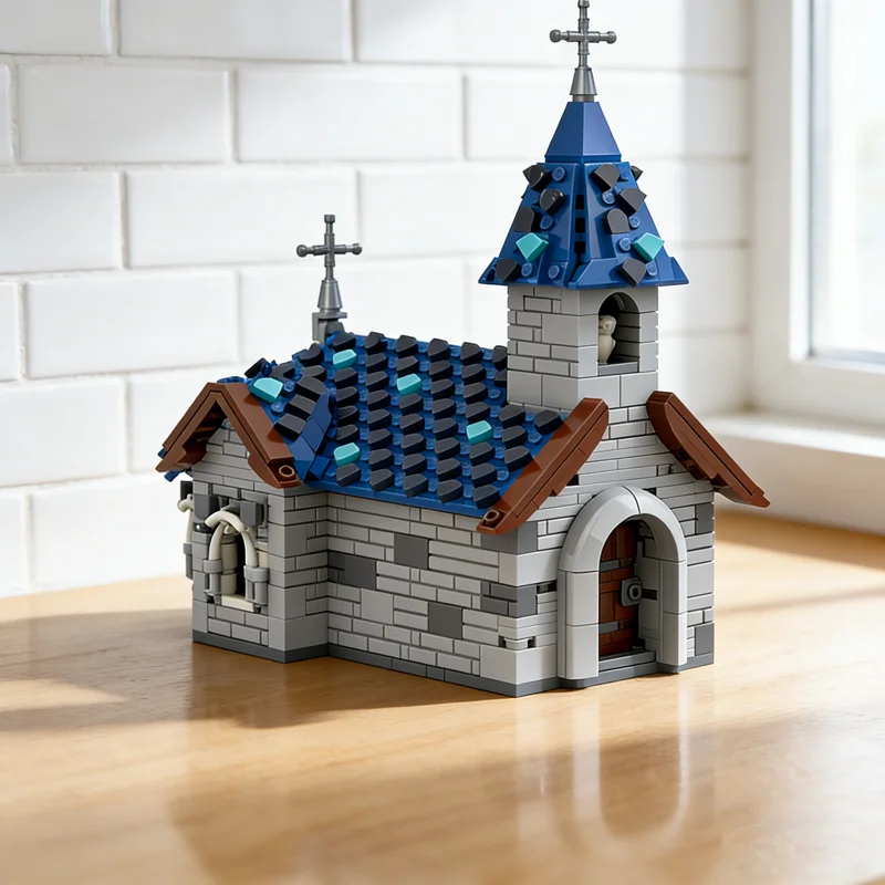 

1035 шт. MOC St Pippin S церковный замок модель строительные блоки игрушка конструкция сборка DIY креативный рождественский подарок идея образование