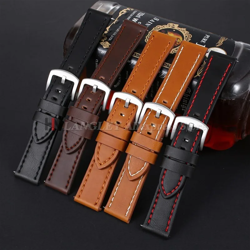 الإفراج السريع موضة حزام (استيك) ساعة ل أوميغا ل Seiko الرياضة خمر 18 مللي متر 20 مللي متر 22 مللي متر 24 مللي متر حزام الساعات أساور رياضية ل Smartwatch