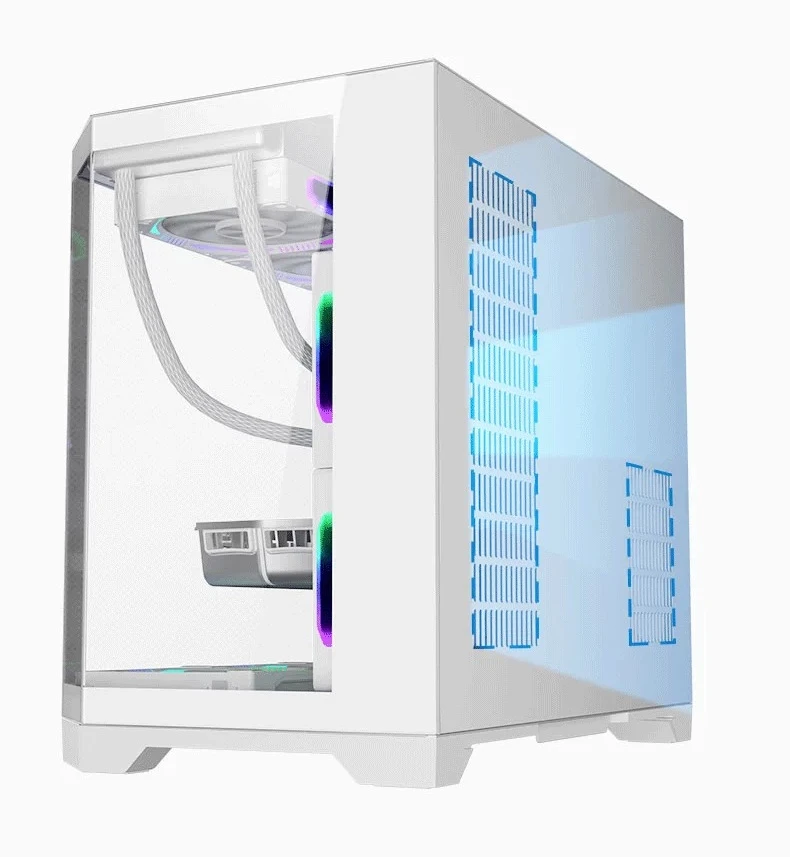 Seaview Style PC Case Supports MATX Motherboard and 360mm Water Cooling Radiator Desktop Computer Chassis