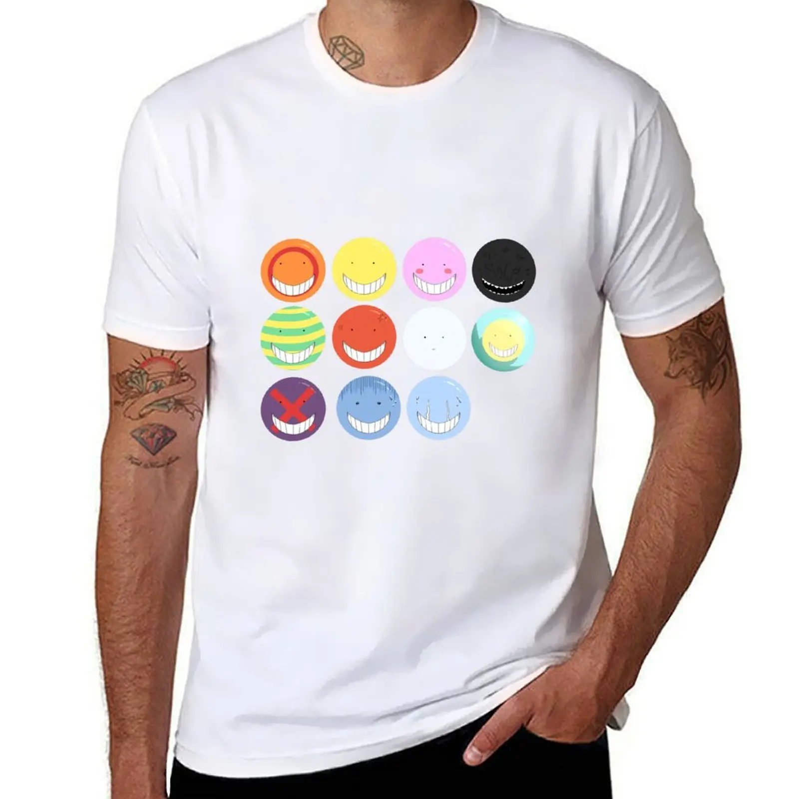 

Koro Sensei Emote Page T-Shirt t shirt for man t shirt man luxury T-Shirt