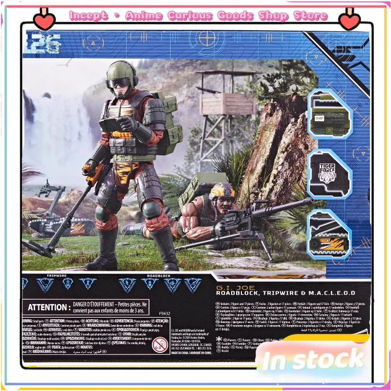 

In Stock Gij-126 Special Forces Roadblock Detonating Wire Tiger Power 6 Inch Joints Movable Deluxe Animation Collectible Gifts