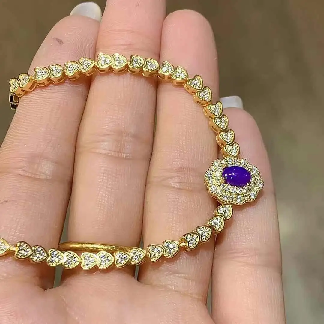 

Super Top Quality 100% Natural and Real Opal Bracelet 925 Sterling Silver Opal Bracelet