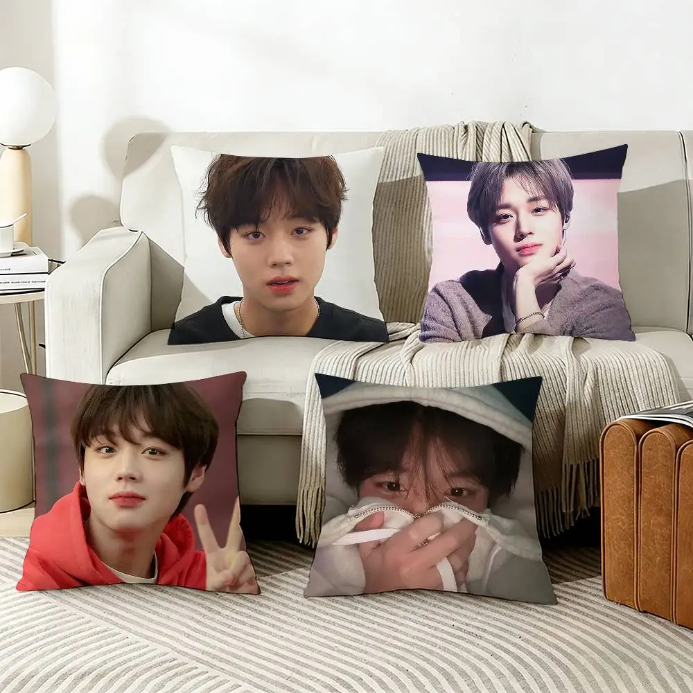 P-Park J-Jihoon W-Weak H-Hero Pillow Case Living Room Sofa Cushion Cover Suitable For Home Bedroom Room Decoration