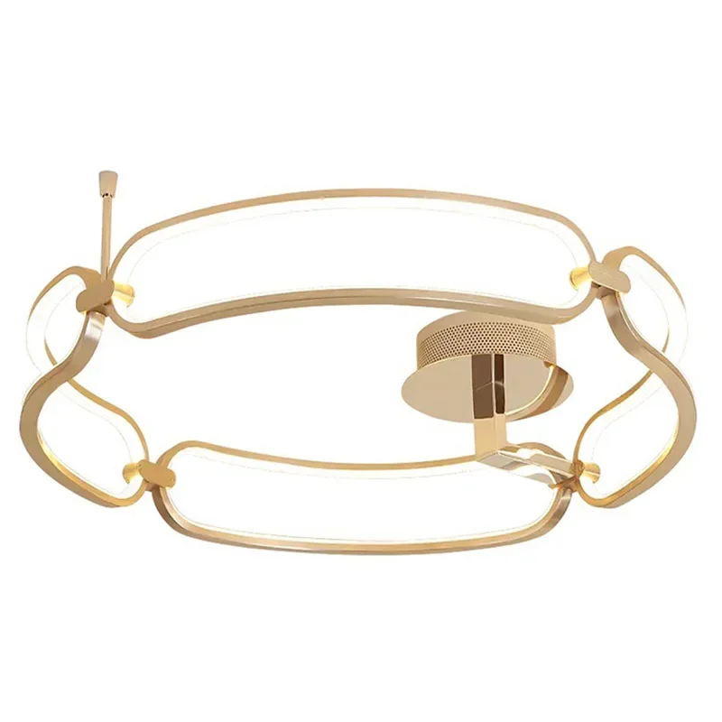 

Bedroom ceiling light luxury modern simplicity Nordic warm romantic new ring master bedroom room light
