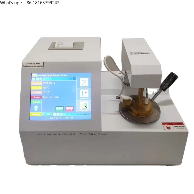 

Automated Pensky-Martens Closed Cup Flash Point Tester for Flam mable Liquids Forced Air Cooling Electrical Ignition 2
