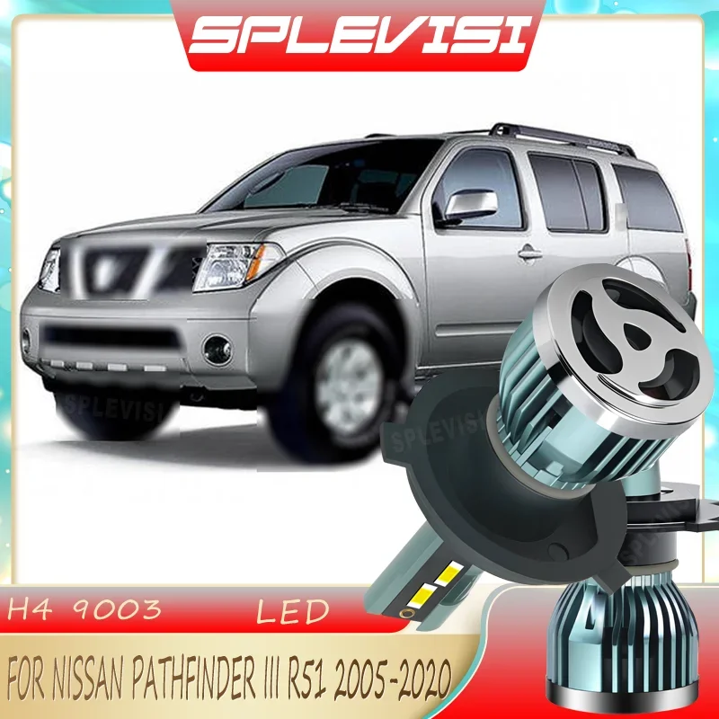 LED 12V H4 9003 Car Light Headlamp For Nissan Pathfinder III R51 2005 2006 2007 2008 2009 2010 2011 2012 2013 2014 2015-2020