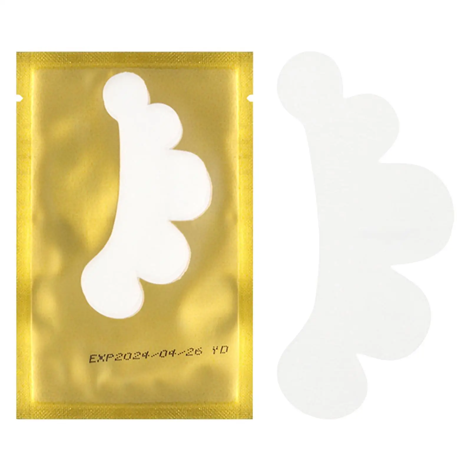 Under Eye Pads for Eyelash Extension Hydrogel Beauty Tool White Isolation Patch for Lash Training and Makeup Artist