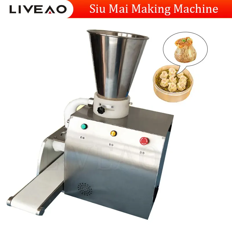 Máquina semiautomática Siu Mai Dim Sum Siomai, máquina para hacer snacks, alimentos, productos de cereales, máquinas para hacer Shaomai