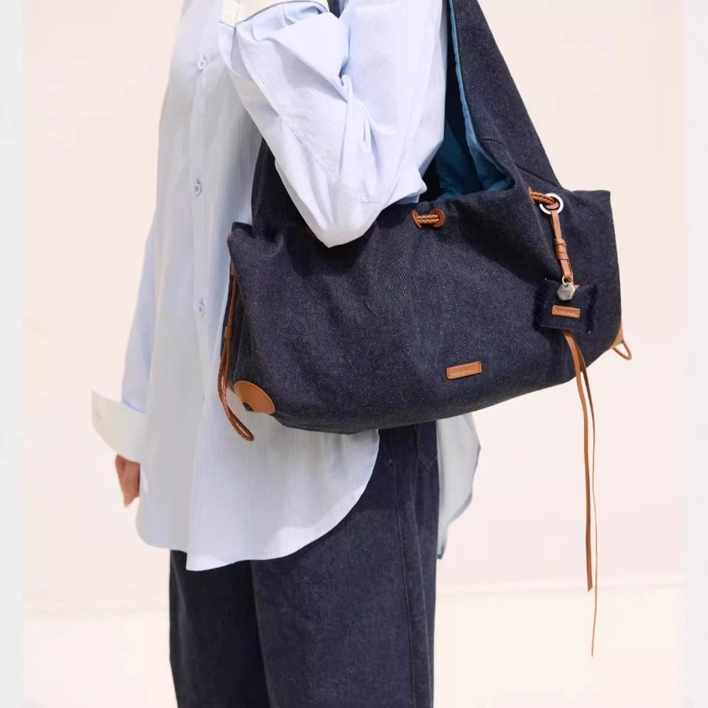 Songmont Armpit Bag Women Large Capacity Casual Versatile Commuter Shoulder Tramp Bag