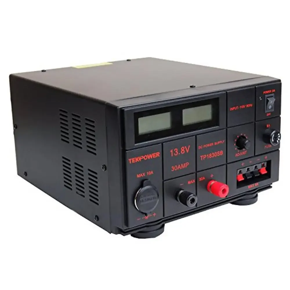 Lab Grade Adjustable DC Power Supply 1.5-15V 30A Digital Display Ham Radio CB 13.8V Stable Output