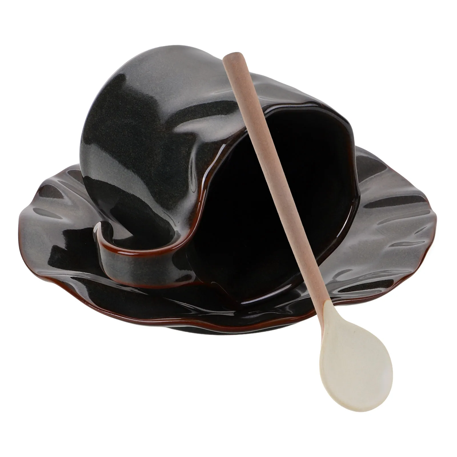 

Coffee Mug Cup and Saucer Ceramic Tea Multifunction Drinking Cups Mugs With Lovers