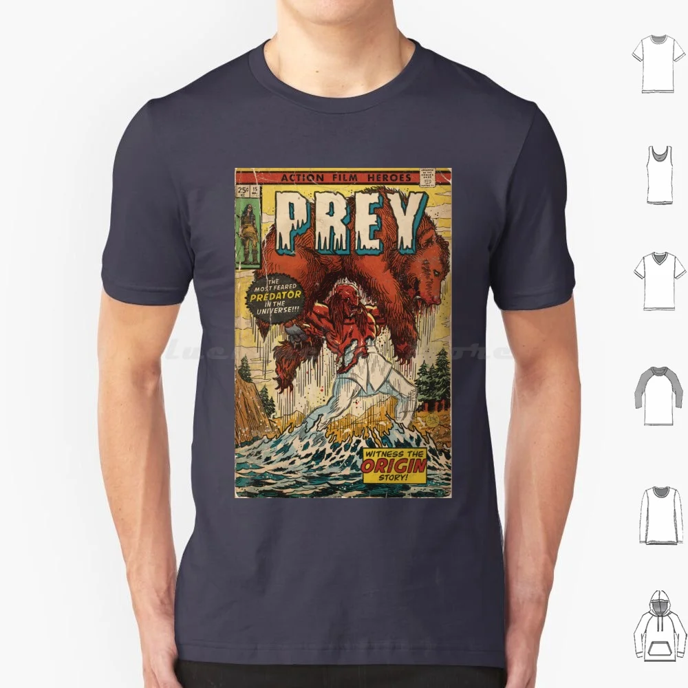 Prey Vintage Comic Book Fan Art T Shirt Men Women Kids 6Xl Fan Art Painted Digital Illustration Adventure Action Vintage Comic