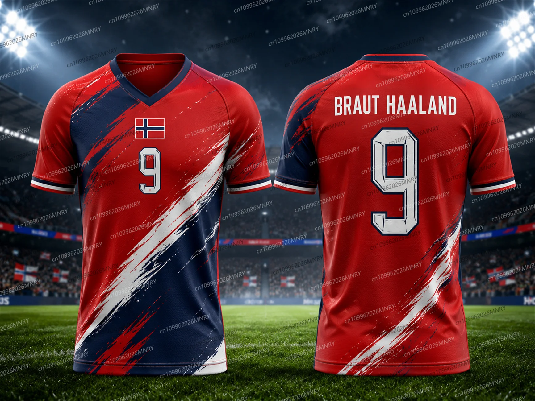 2026 Fan Jersey Norway Håland Jersey Summer Men Jersey Sports Quick Drying Training Uniforms Jersey Mens T shirt  Women Jersey