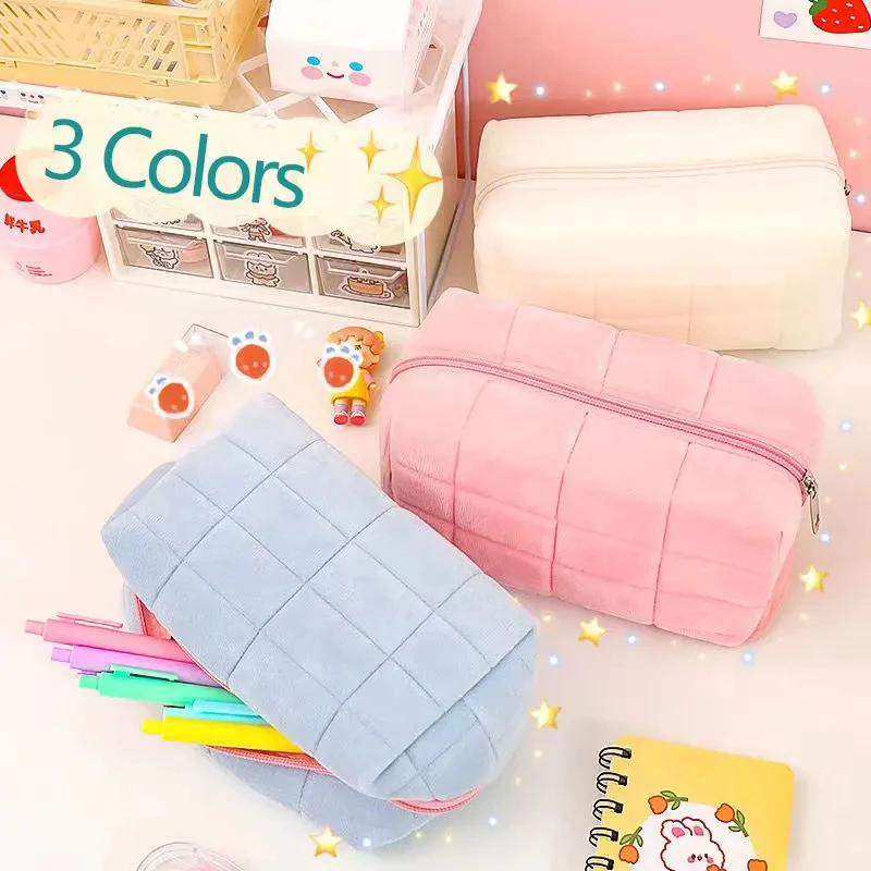 Simple Makeup Bag Pillow Pen Bag High Appearance Level WOMEN'S Large Capacity Pillow Bag Portable Storage Bag