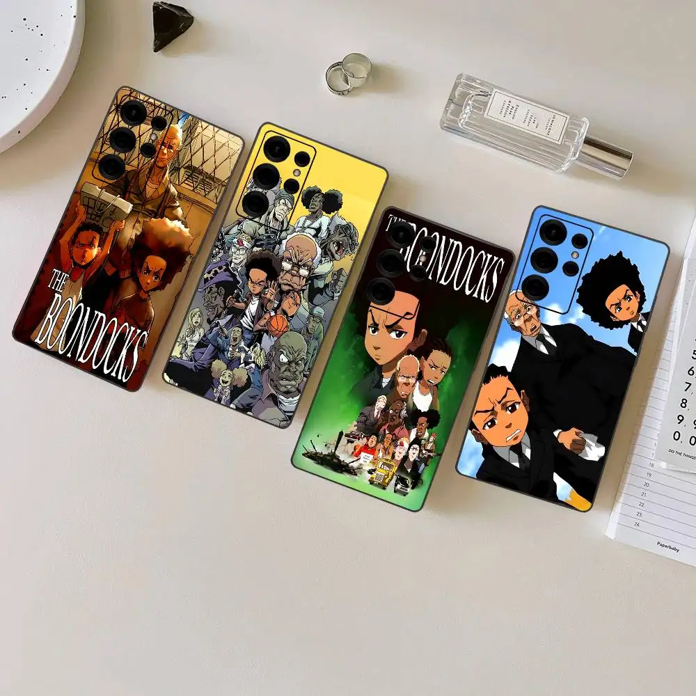 Anime The B-Boondocks Phone Case For Samsung S 24 fe 25 Ultra plus 20 lite 21 30 22 23 24 22 Ultra 5G Fundas
