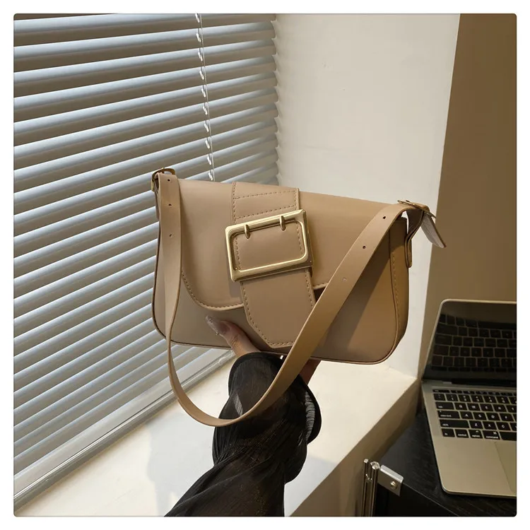 

2025 Autumn Niche Square Bag, Geometric Shoulder Purse for Women, Fashion Underarm Tote, Versatile Chic Commuter Bag​