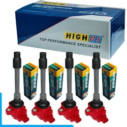 Ignition Coil Iridium spark plug for Civic 1.5 Turbo L15B8 Insight Accord Clarity CRV 2.0 Hybrid RDX TLX 30520-59B-013 CM11-124A