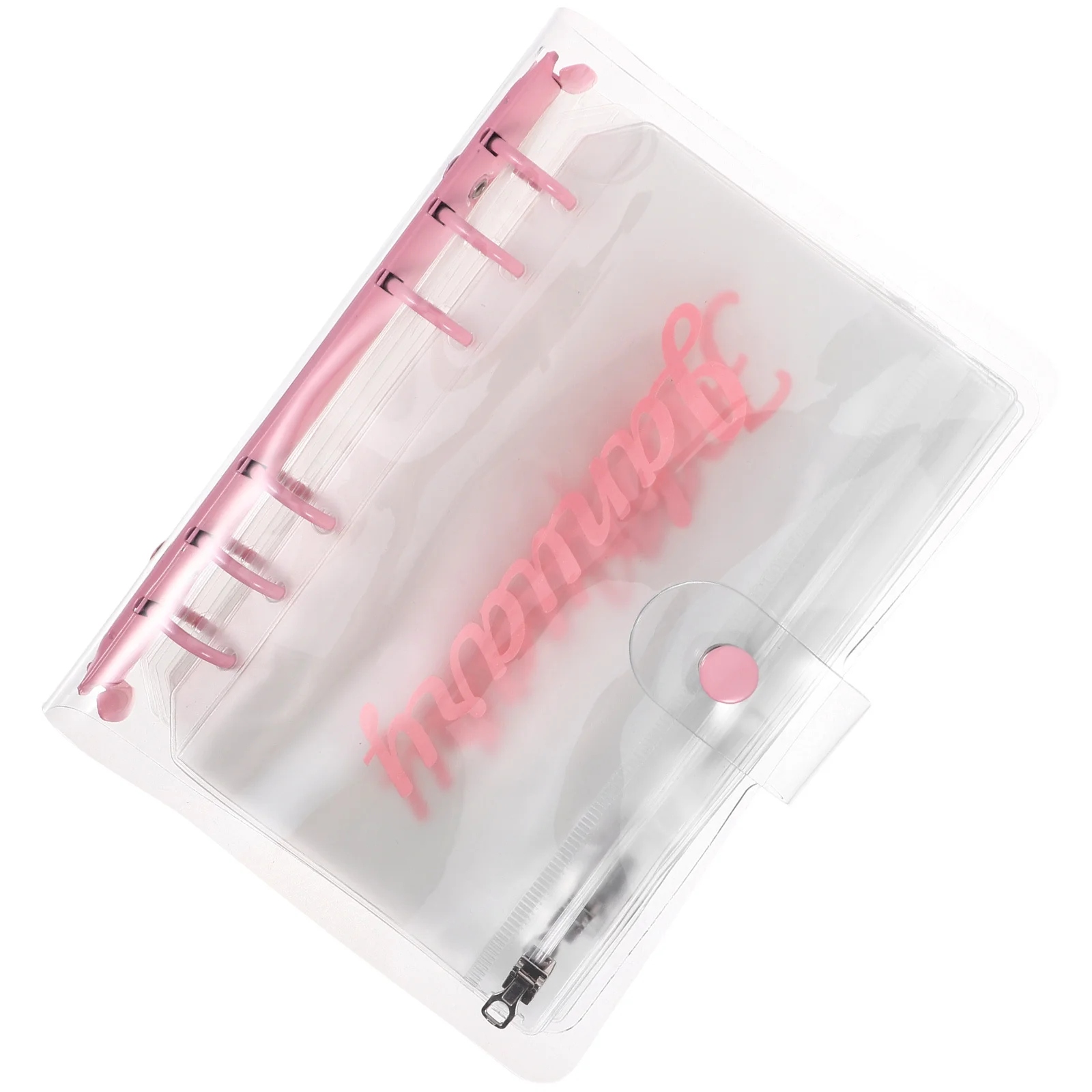 

1Set Budget Binder Pockets Cash Envelope Lightweight PVC Material Organizer Document Filing Bags Pocket Type 6-Holes Refillable