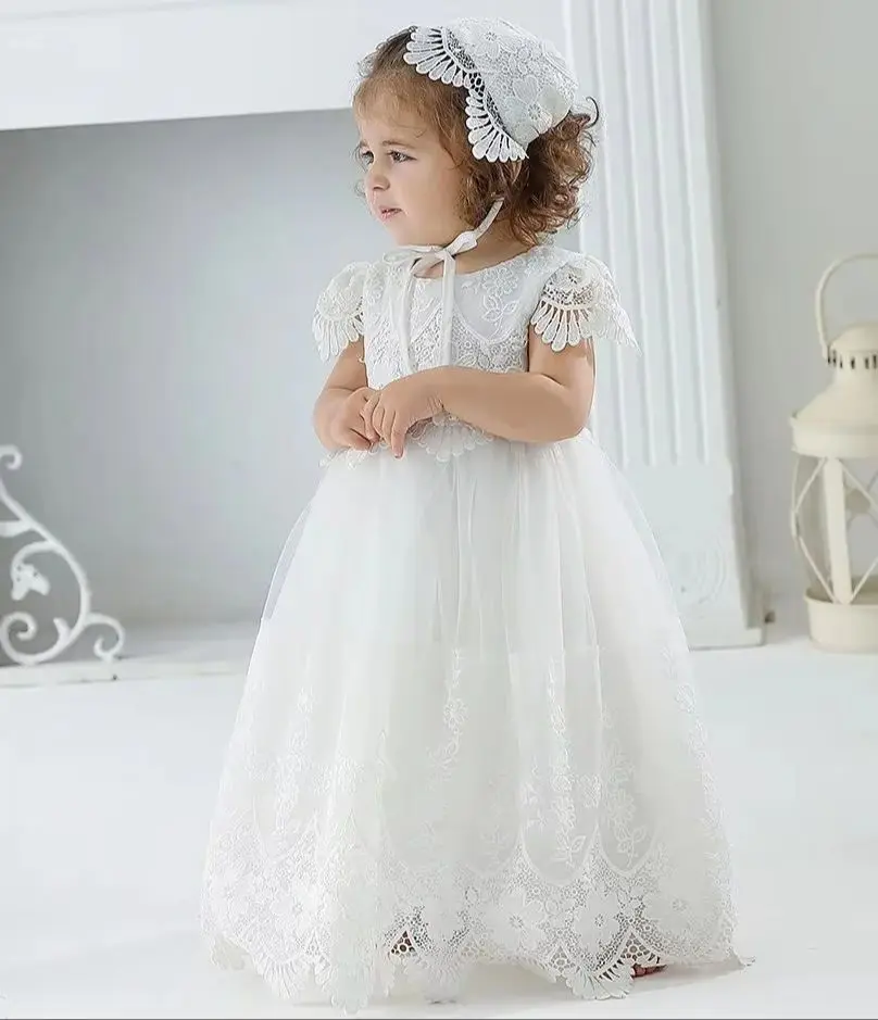 white-lace-girl-embroidery-dress-baby-girls'-long-dresses-princess-kid-clothing