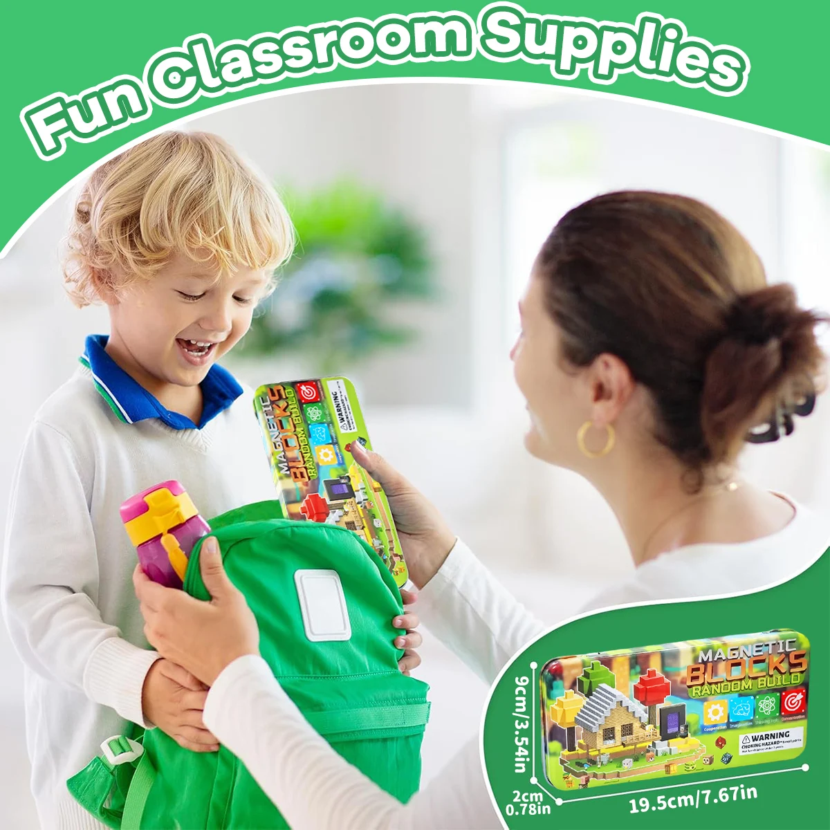 Magnetic Building Blocks Constrution Sets Forest World，STEM Learning Building Blocks Toys For Kids，Gifts Fun Stress Relief Toys