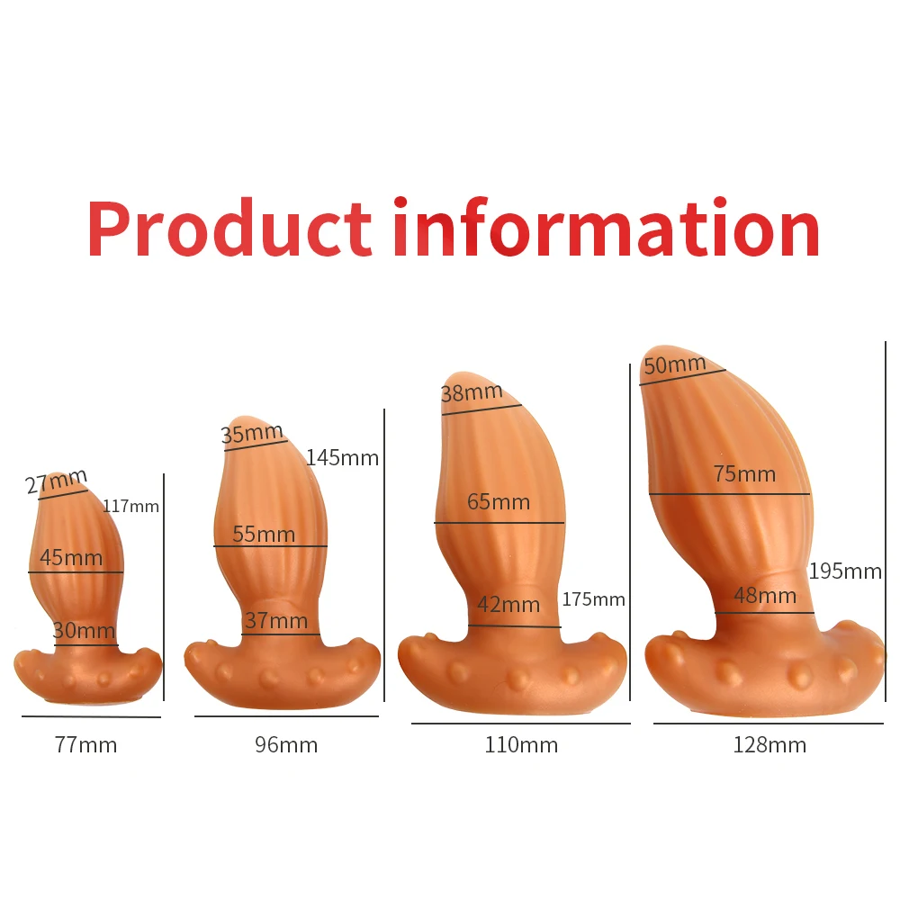 Huge Anal Dildo Silicone Big Butt Plug Anus Expansion Prostate Massager G Spot Vagina Stimulator Adult Sex Toy For Woman Men Gay