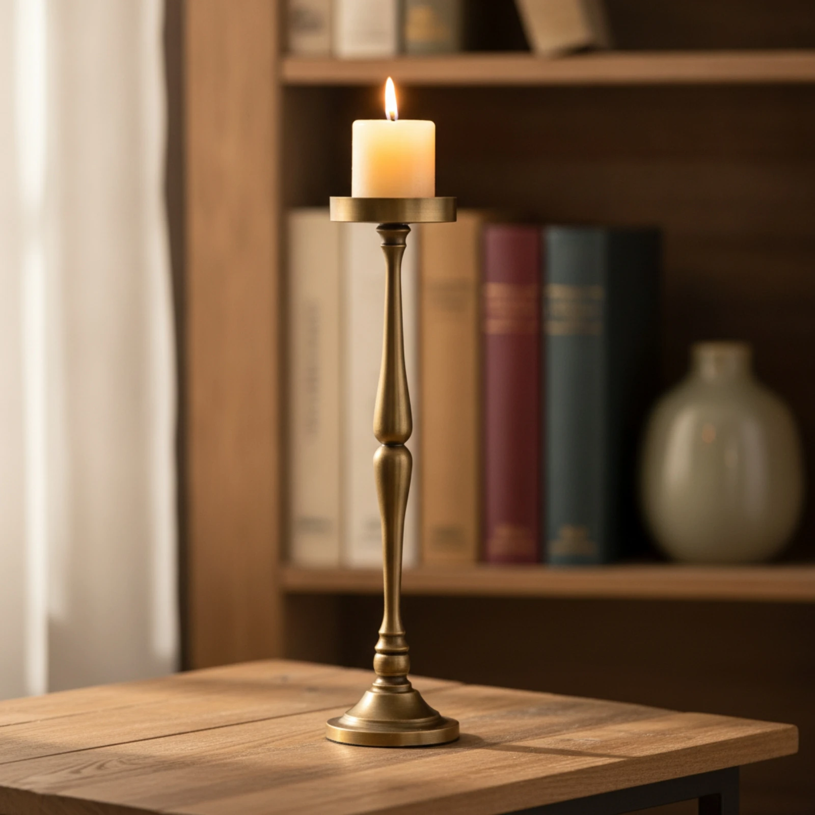 حامل شموع أرضي بتصميم عتيق بلو - مراجعة Candle Holder Decor وسعره