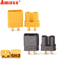 100pcs Amass XT30U Male Female Bullet Connector Plug the Upgrade XT30 For RC FPV Lipo Battery RC Quadcopter (50 Pair)