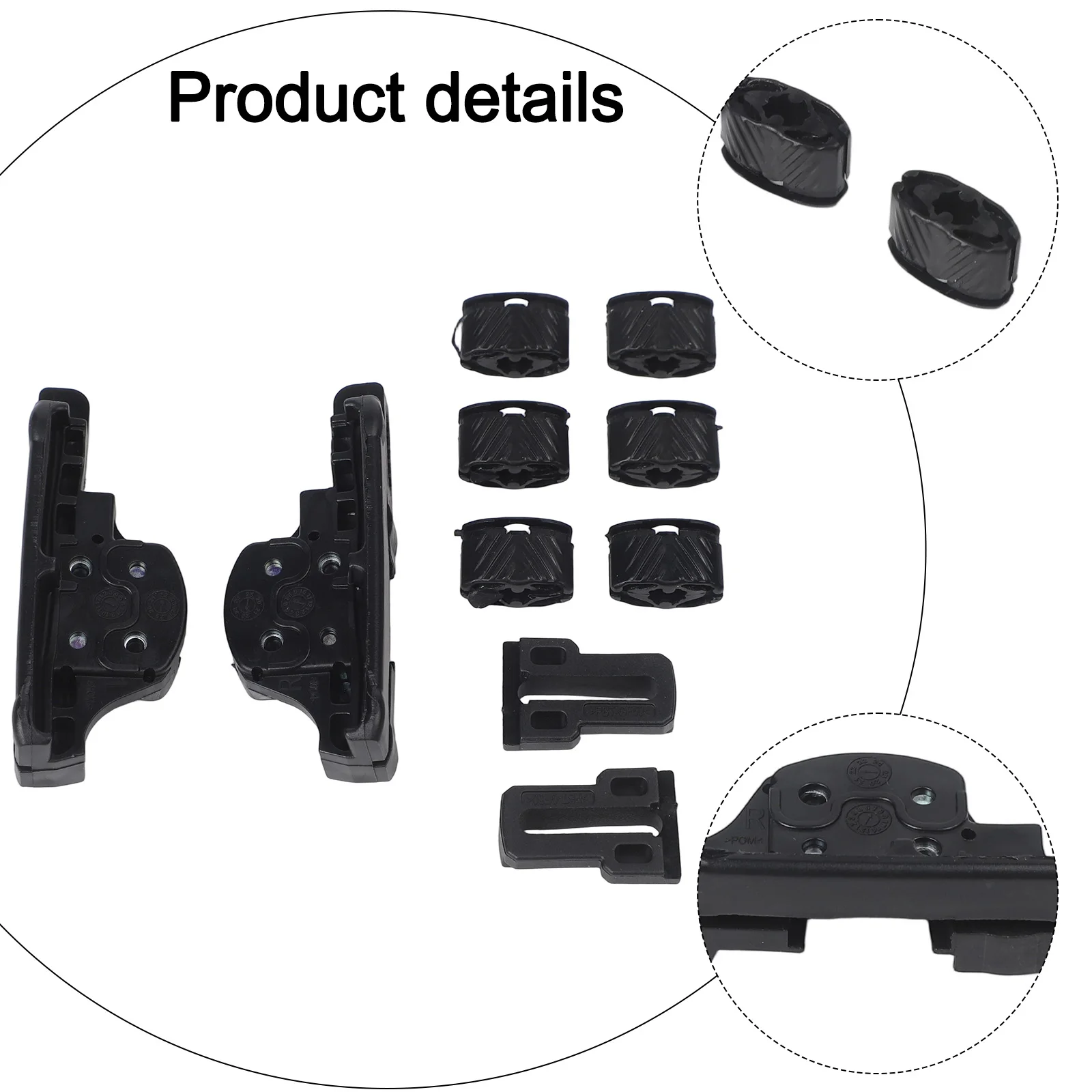 10Pcs Sunroof Slider Buckle Rail Clip for Jeep For Renegade 2015 2021 Exact Fit Replacement 77368447 77368445 77368446