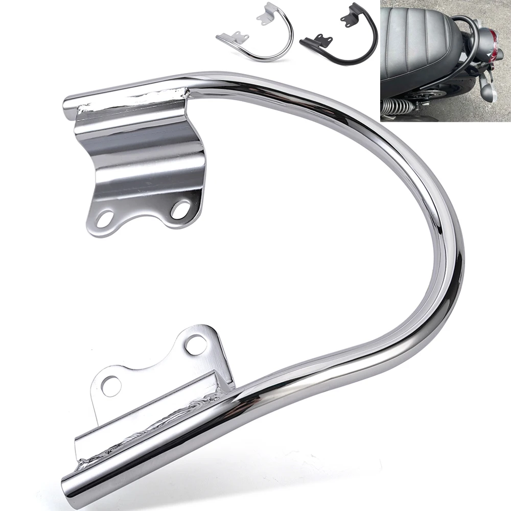 

Rear Grab Handle Passenger Seat Armrest Luggage Rack Support Shelf For Triumph Speed Twin 900 1200 Street Twin Scrambler 900