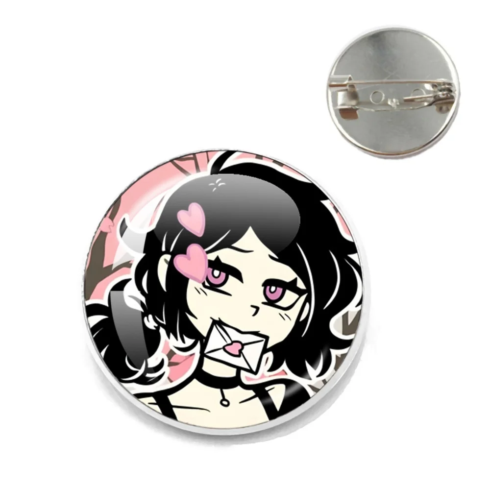 Game The Coffin of Andy and Leyley Cosplay Clothes Lapel Pins Decor Jewelry Metal Brooch Hat Collar Funny Accessories Fans Gift - view 5