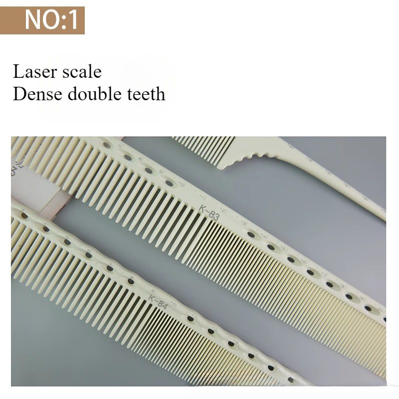 New Hair Salon Professional Cutting Comb Hair Stylist for Ultra-thin Men's Clipper Hair Pick Pointy Tail Comb