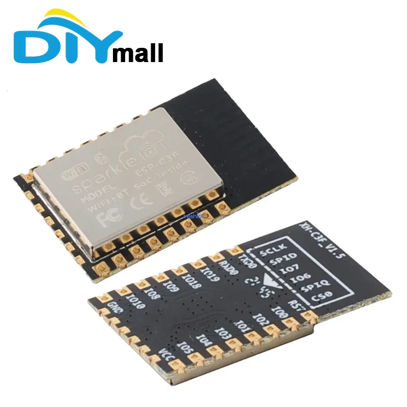 ESP32-C3F Microcontroller Module 32-bit RISC-V Single-Core Processor Wi-Fi Wireless BT 4.0 Dual-Mode IoT Board 4MB SPI Flash