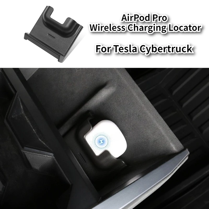 

Локатор беспроводной зарядки AirPod Pro для Tesla Cybertruck 2024 2025, обновление ABS, беспроводная гарнитура, защитные аксессуары