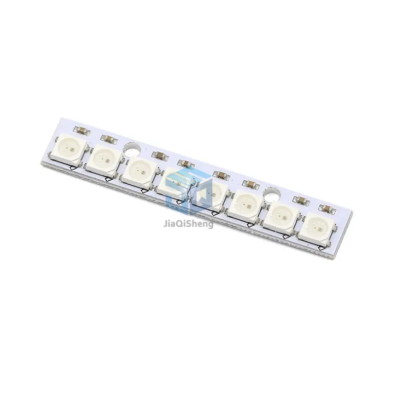 8 channel WS2812 WS2812B WS 2811 5050 RGB LED Lamp Panel Module 5V 8-Bit Rainbow LED Precise