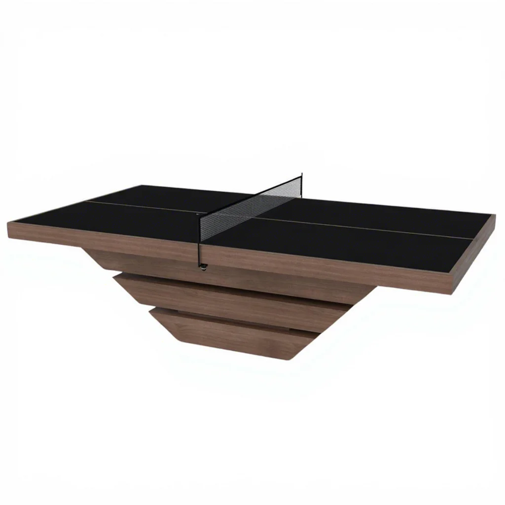 High Quality Modern Solid Wood Indoor Table Tennis Table Foldable Design Durable OEM Custom Custom Logo Family Gathering Sports