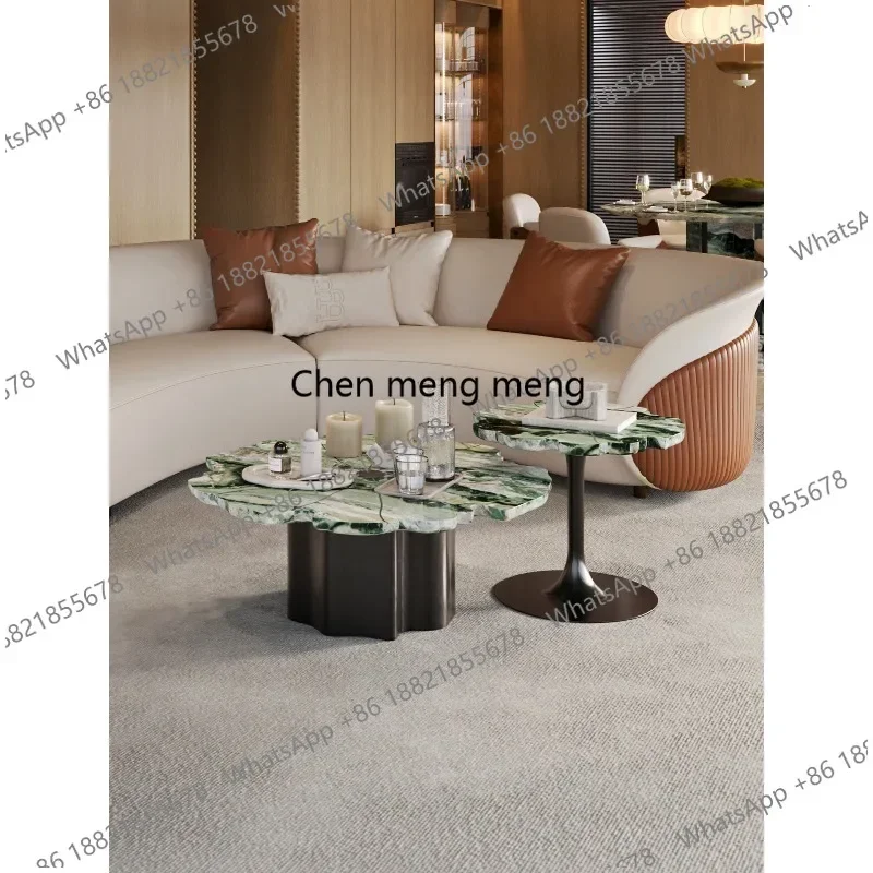 BBB Villa luxury stone whole house supporting large apartment, Italian light luxury coffee table