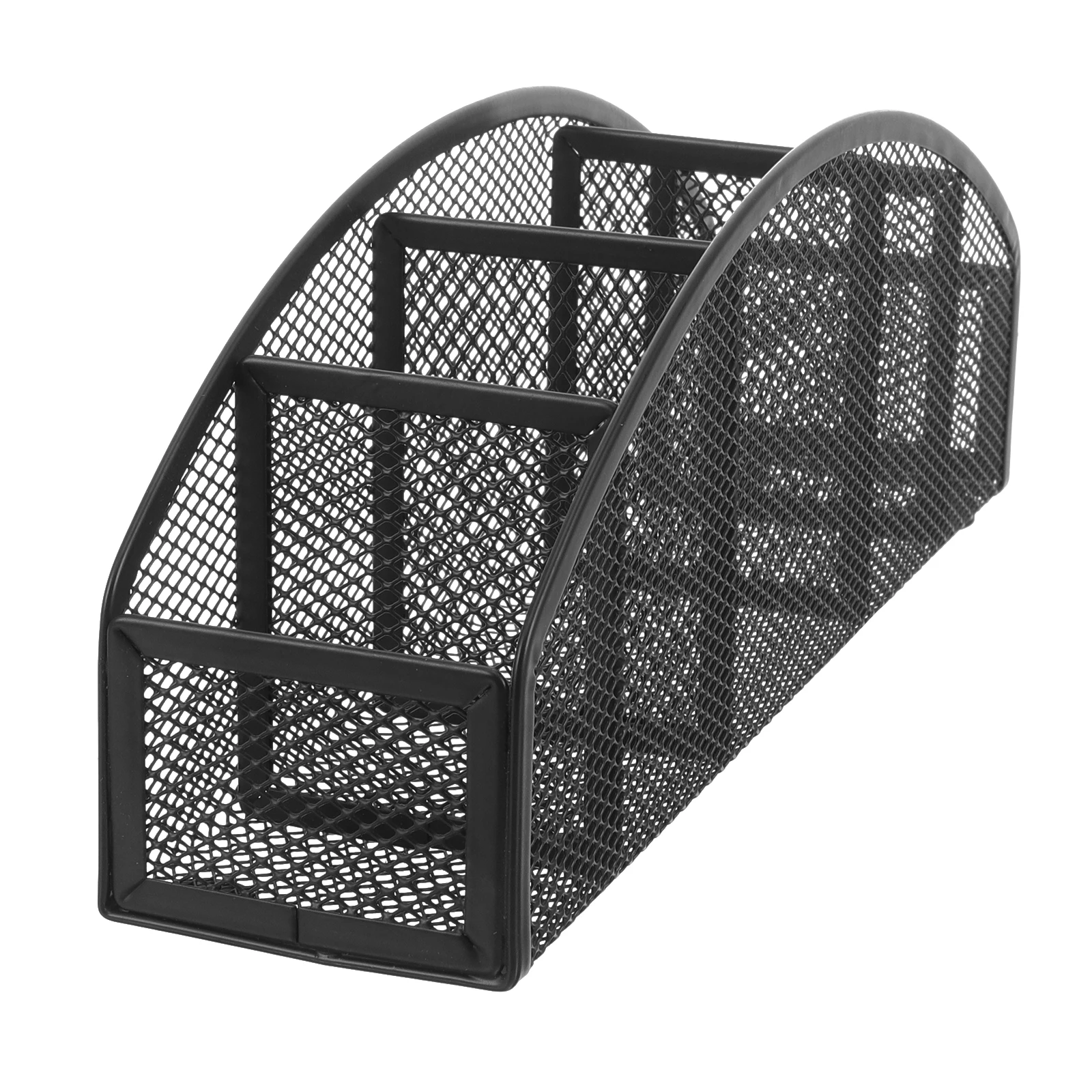 

Desk Organizer Storage Box Pen Holder Pencil Holders Black Mesh Multi Grid Stationery Makeup Brush Student Office Desk Tidy