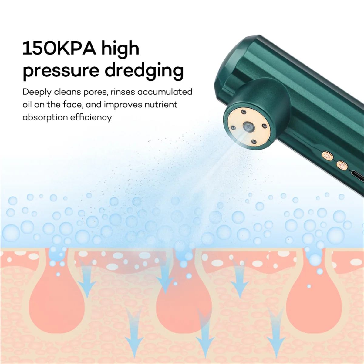 Mini pulverizador de niebla Nano, humidificador de vapor, nebulizador hidratante facial, instrumento de inyección de oxígeno, herramientas para el cuidado de la piel-A09G